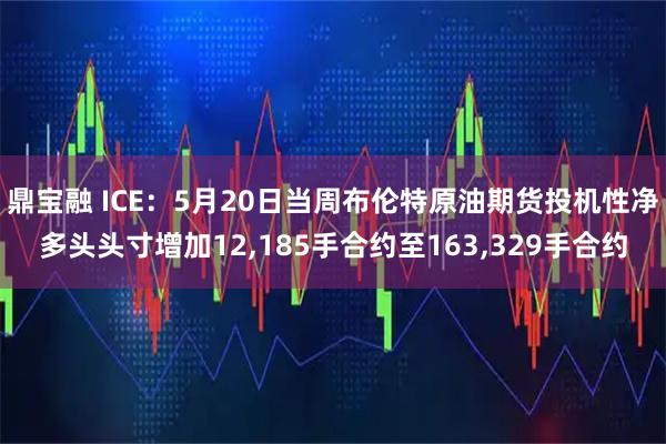 鼎宝融 ICE：5月20日当周布伦特原油期货投机性净多头头寸增加12,185手合约至163,329手合约